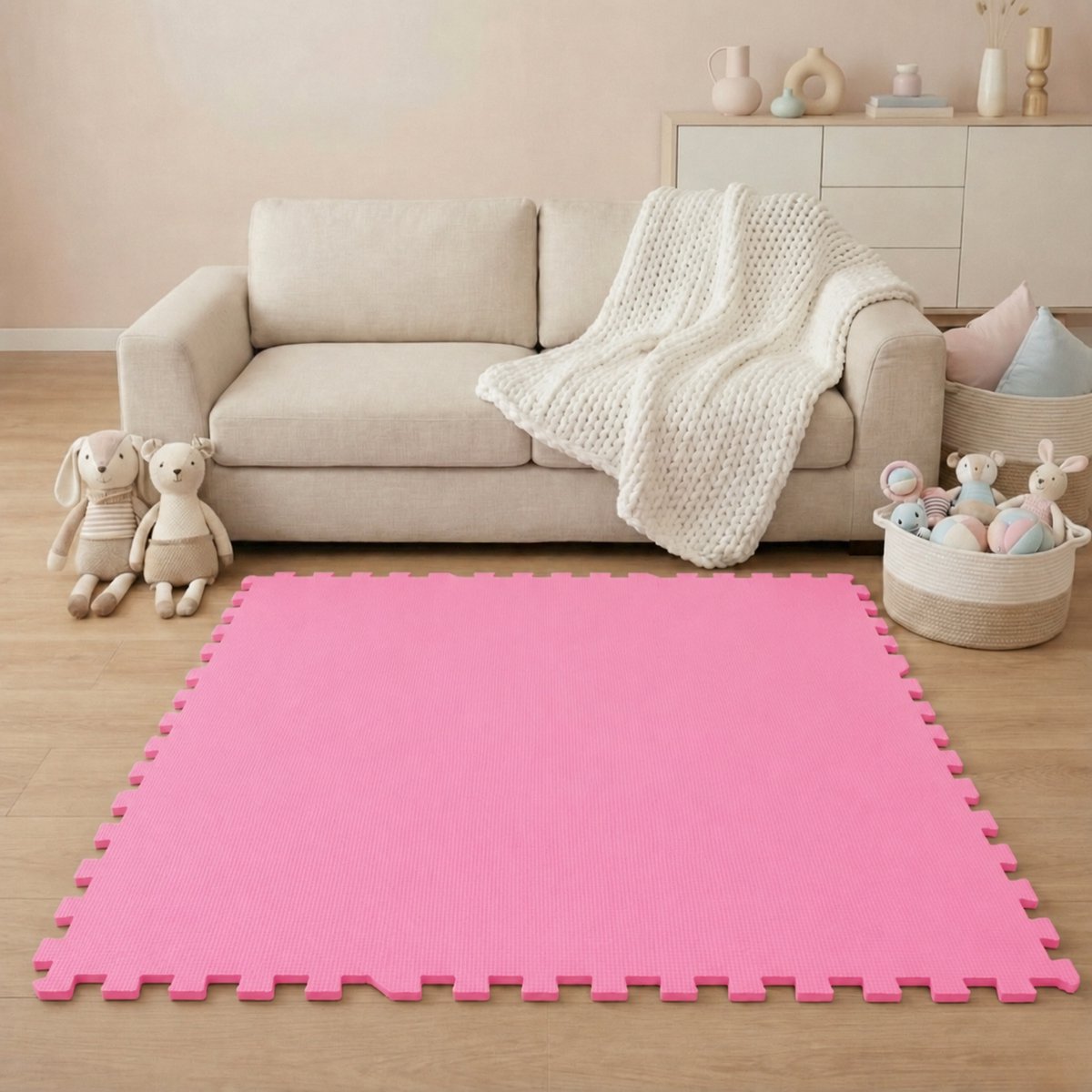 Bol.com Van dag Één: 9-delige Baby Puzzel Speelmat - 30x30 EVA Schuim Kruipmat Vloermat Speeltapijt Kind aanbieding