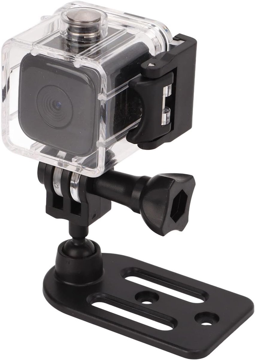 SnelShoppen - Spy Camera 1080P Mini Waterdichte Nachtsichtcamera Motion Detectie voor Beveiliging, Flexibele Rotatie en Magnetische Bevestiging