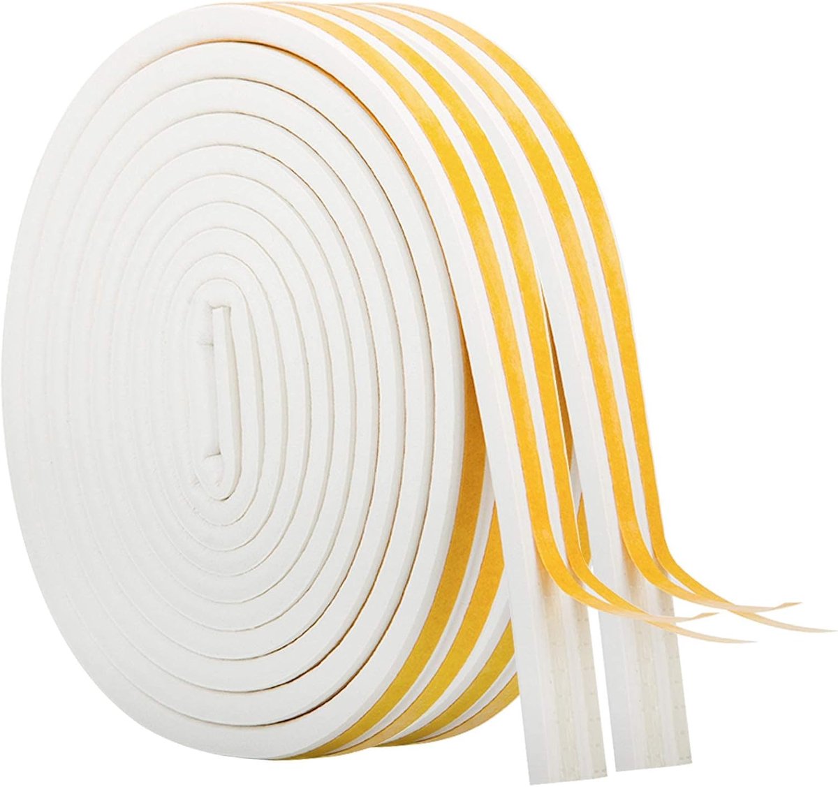 Sealing Tape voor deuren en ramen - zelfklevende rubberen schuimstrips - geluiddicht - voorkomt tocht en geluid - ShopVlot