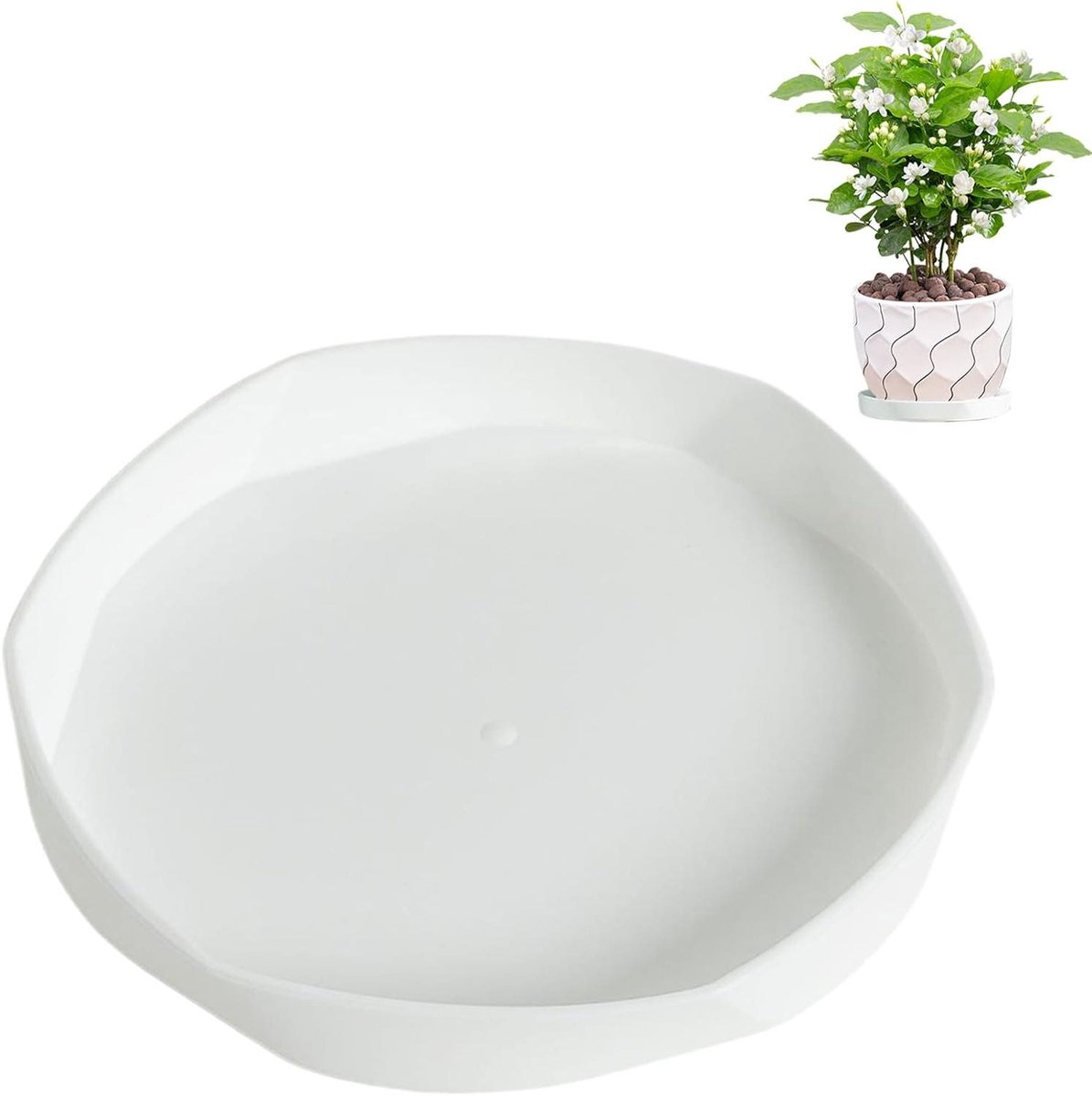 Waterschalen voor planten - Druppelbakken bloempotten - Gezonde plantengroei - Ademend gatontwerp - Extra large - Meerkleurig