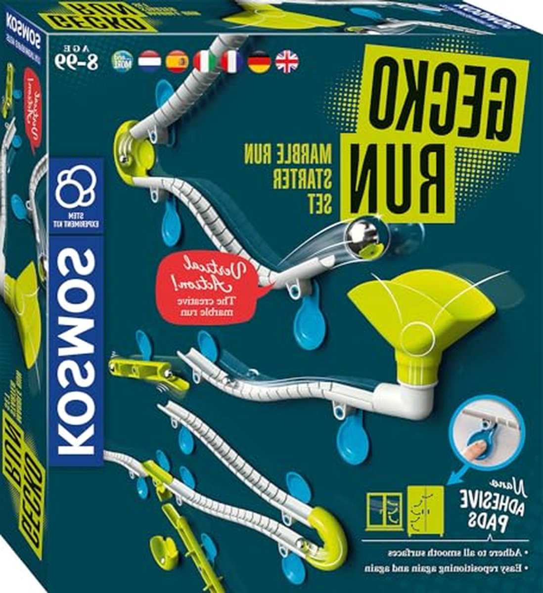 Knikkerbaan Starterset - Experimenteerkit Knikkerbaan - Bouwen en Experimenteren - Flexibele Verticale Banen - 28.5 x 25.1 x 6.4 cm