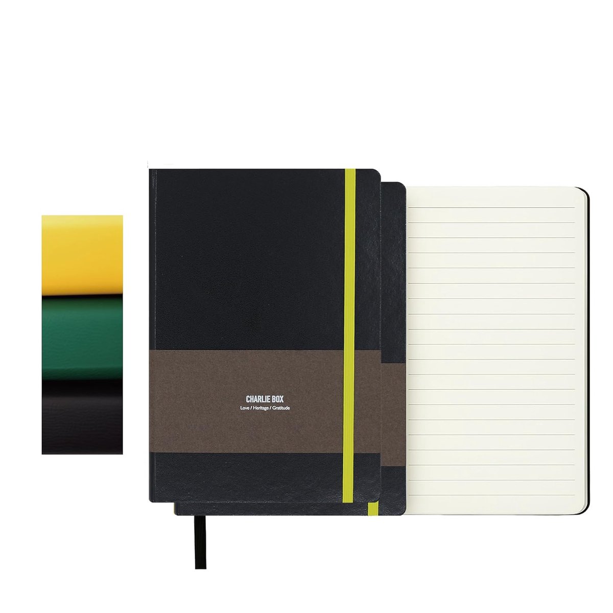 SnelShoppen - 2-Pack A6 Notitieboek Lined Journal 192 Pagina's 80 GSM PU Leer Notitieboek voor Mannen Vrouwen School Kantoor Thuis Zaken Reizen Schrij