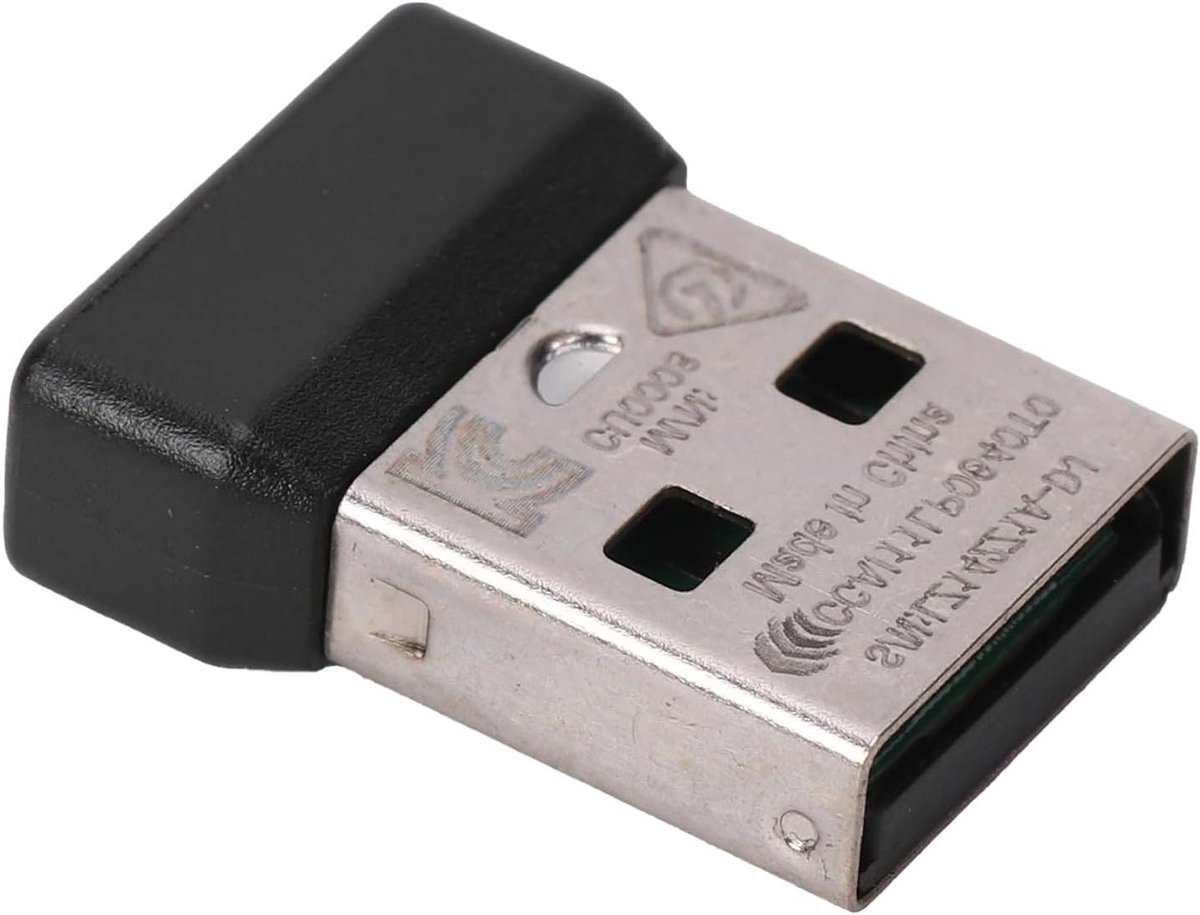 USB Dongle Muis Ontvanger - Adapter Vervanging - Draadloze Verbinding - Software Koppeling - 10 x 7 x 1 cm