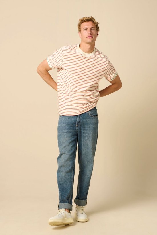 Oranje Gestreept T-shirt