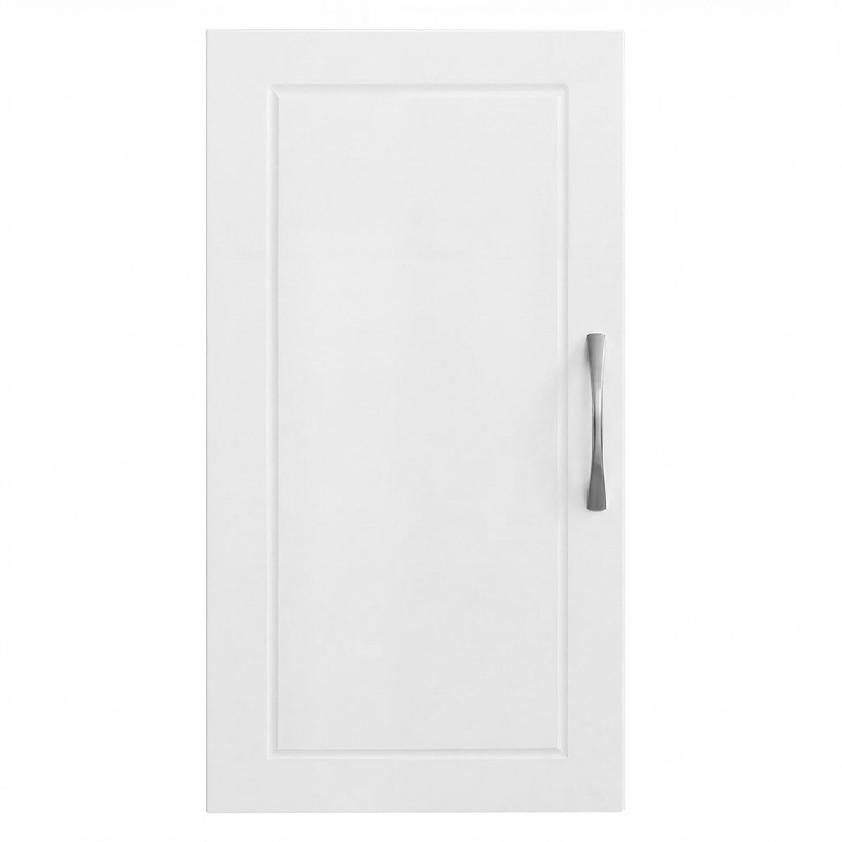 Wandkast met verstelbare planken - Badkamerkast voor wandmontage - Ruimtebesparend - 18 x 30 x 60 cm - Wit