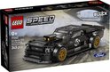 LEGO Speed Champions doos met zwarte Ford Mustang Hoonicorn V1, met "HOONIGAN" en Ford logo's.