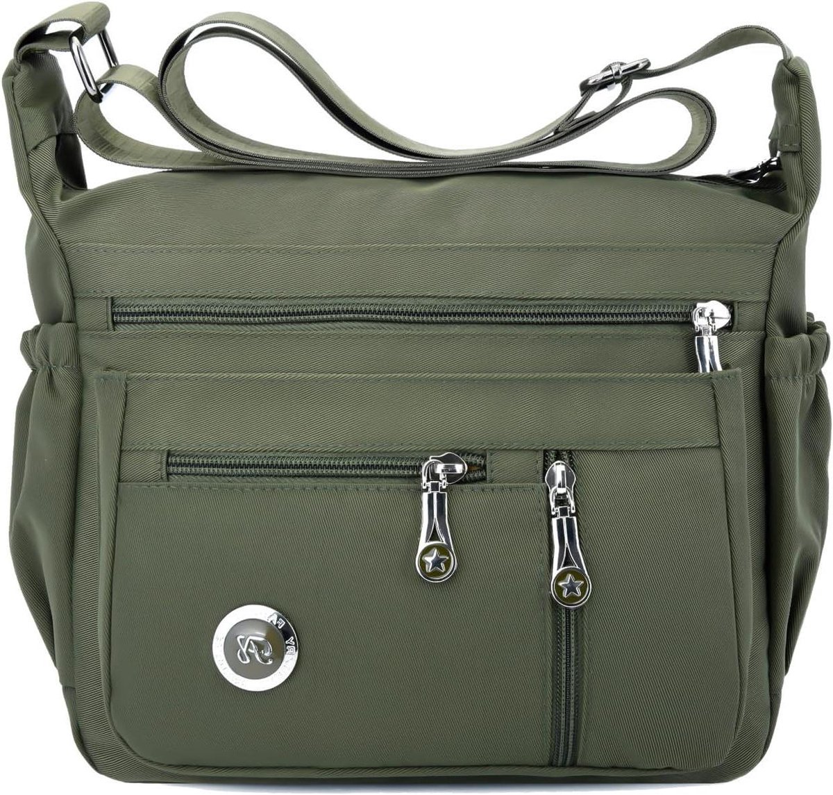 Schoudertas Dames - Crossbody Tas Messenger - Dagelijks Gebruik - Lichtgewicht Nylon - 28 x 11 x 21 cm