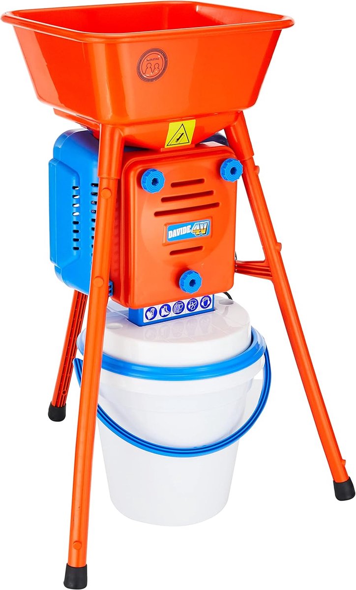 SnelShoppen - Elektrische Graanmolen voor Diverse Granen, 18 Liter Capaciteit, Verwisselbaar Zeef, 550 Watt, Maakt Tot 250 kg Graan Per Uur