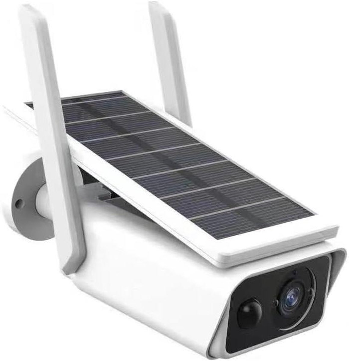 Zonne Beveiligingscamera - Buiten Camera WiFi - Huis Beveiligen - AI Menselijke Detectie - 25 x 15 x 12 cm