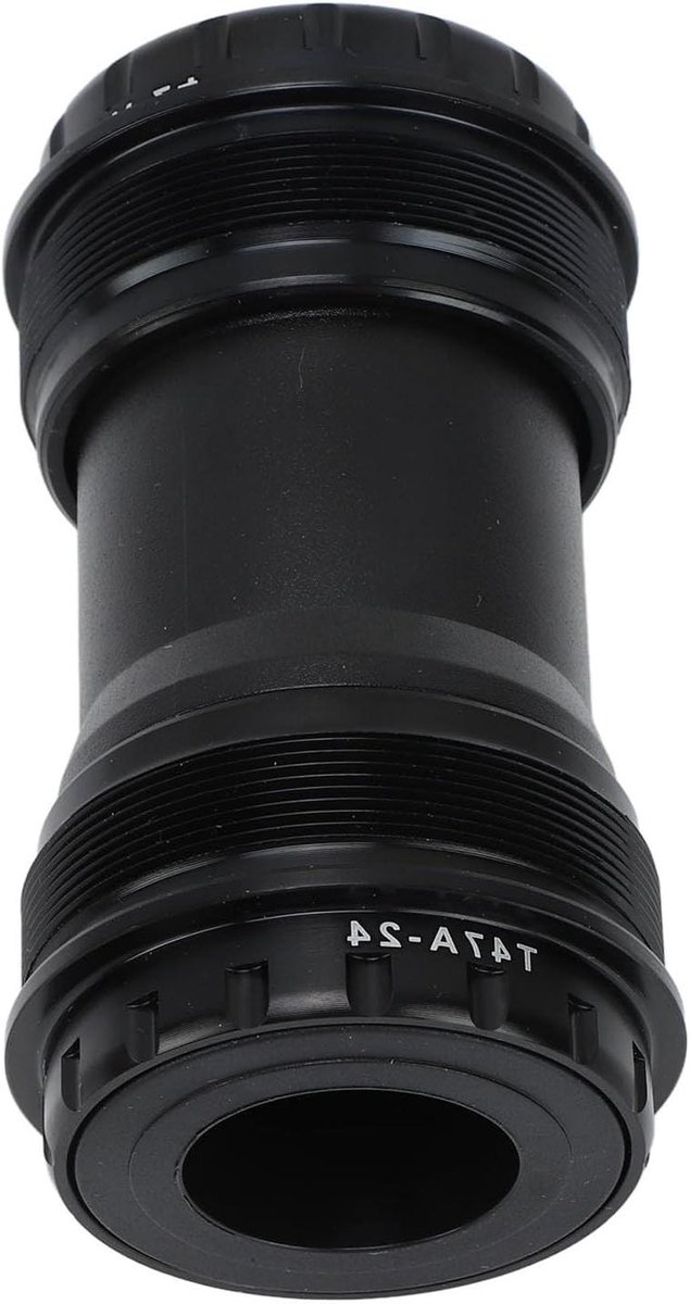 Racefiets Trapas - Fiets Bottom Bracket - Fietsen Onderhoud - Aluminium Behuizing - 24 mm Binnendiameter - Zilver