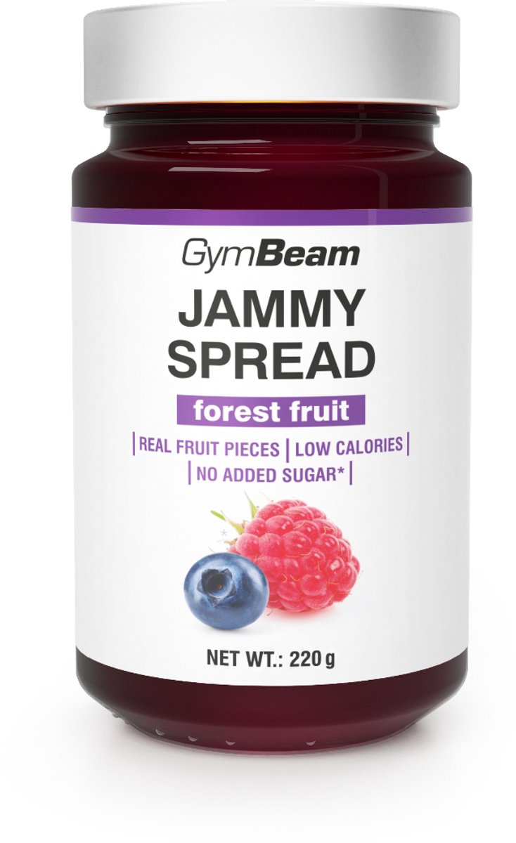 GymBeam Jammy Spread 220 g bosvruchten