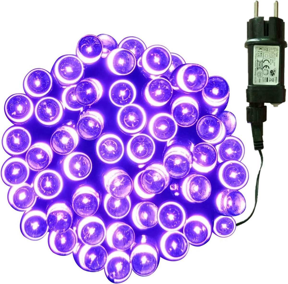 SnelShoppen - Indoor Kerstverlichting met Stekker, 13m 100 LED Waterdichte Decoratie voor Feest, Balkon, Tuin, Bruiloft, Kerstboom en Binnengebruik, 8