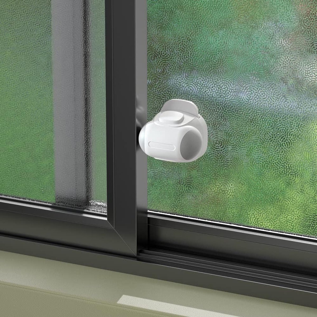 Baby Safety Sliding Window Lock - 2 Stuks, Veiligheidsslot voor Kasten, Eenvoudig te Installeren zonder Boor