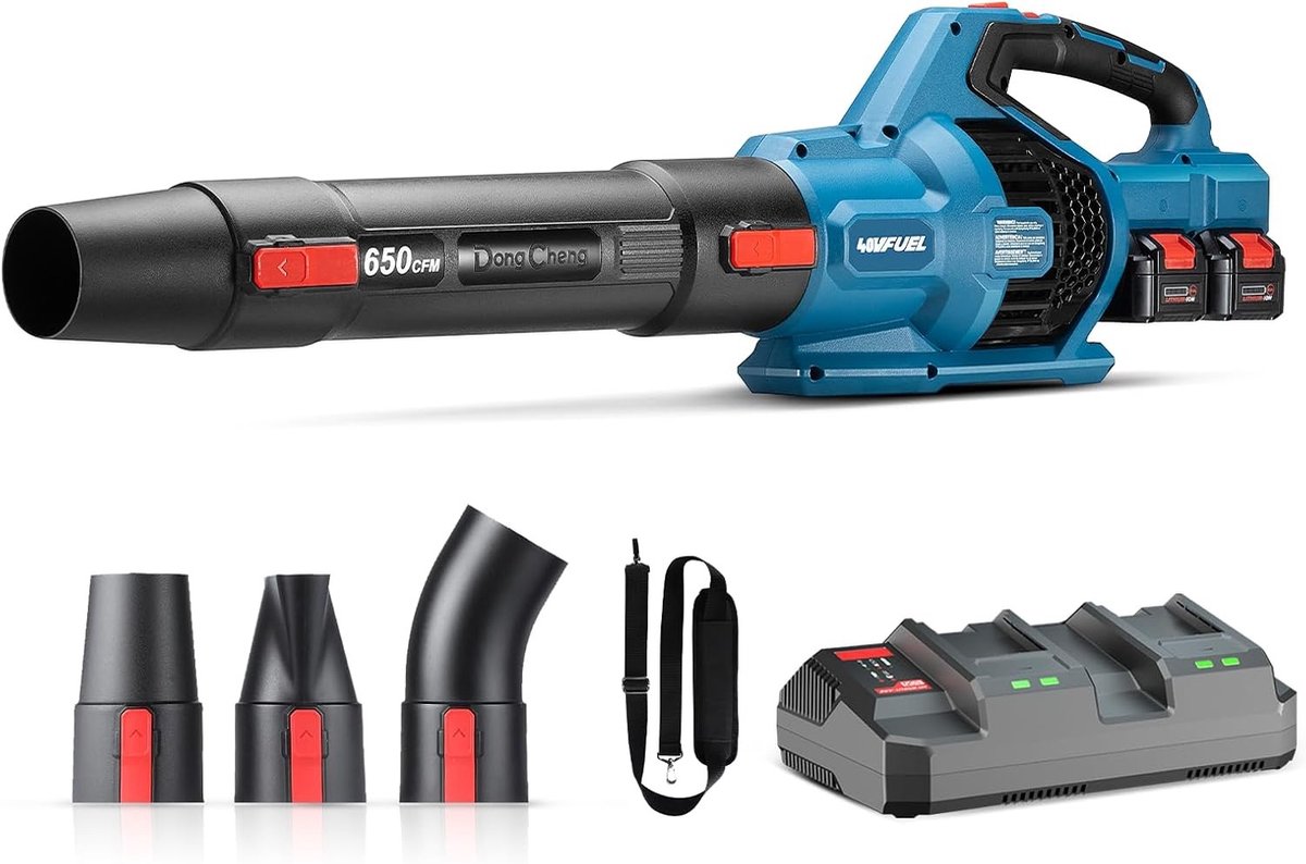 Accu-bladblazer - Geen kleur - Geen maat - Borstelloze Motor met Turbinetechnologie - Voor Tuin en Wegen