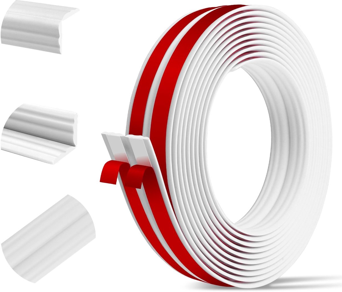 Omgoods - Zelfklevende Randbescherming 2 cm x 6 m - Voor Muren en Meubels