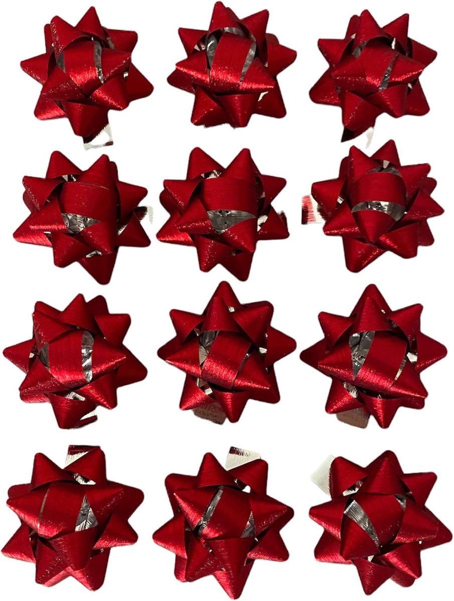 Strikken voor geschenken, strikken, cadeaupakketten voor Kerstmis, Valentijnsdag, verjaardag, 12 stuks