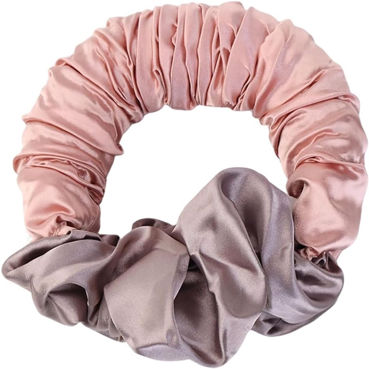 Zonder Heat Curler Hair Loop, naadloze draagbare slaapkruller voor middellang en lang haar roze