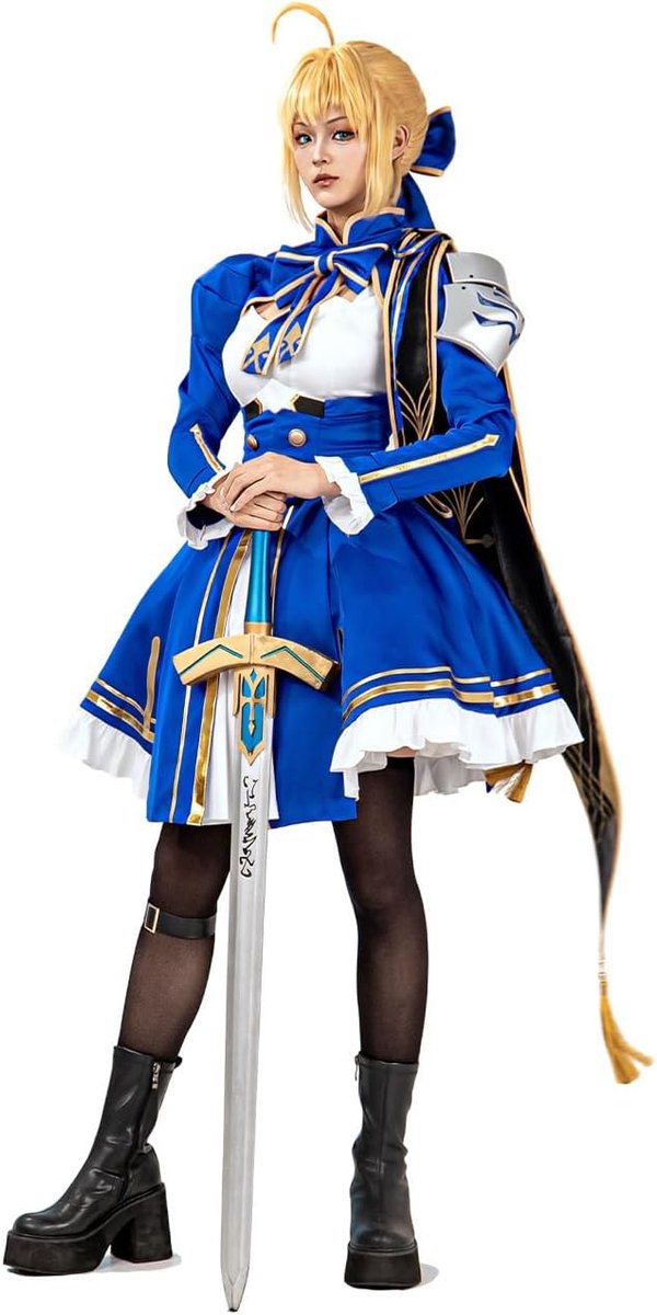 Dames Game Saber Cosplay Kostuum