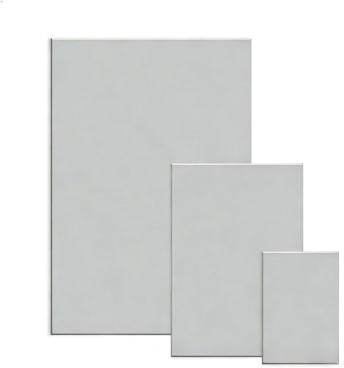 Printvellen A4 A5 A6, Lino Snijset, Afdrukplaten voor Printmaken & Stempels, voor Beginners en Kunstenaars (Grijs)