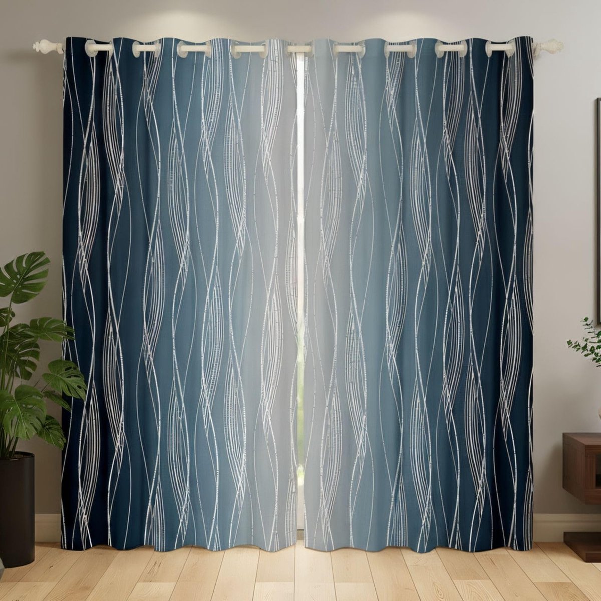 Omgoods - Ombre Gordijnen met Gradient Blackout Effect voor Woonkamers