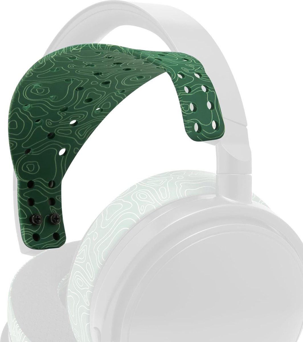 HeadbandZ XL | Maxwell – Extra brede siliconen hoofdband compatibel met Audeze Maxwell 2 & Maxwell 1, van Wicked Cushions | Verbeterde gewichtsverdeling | Emerald Tide