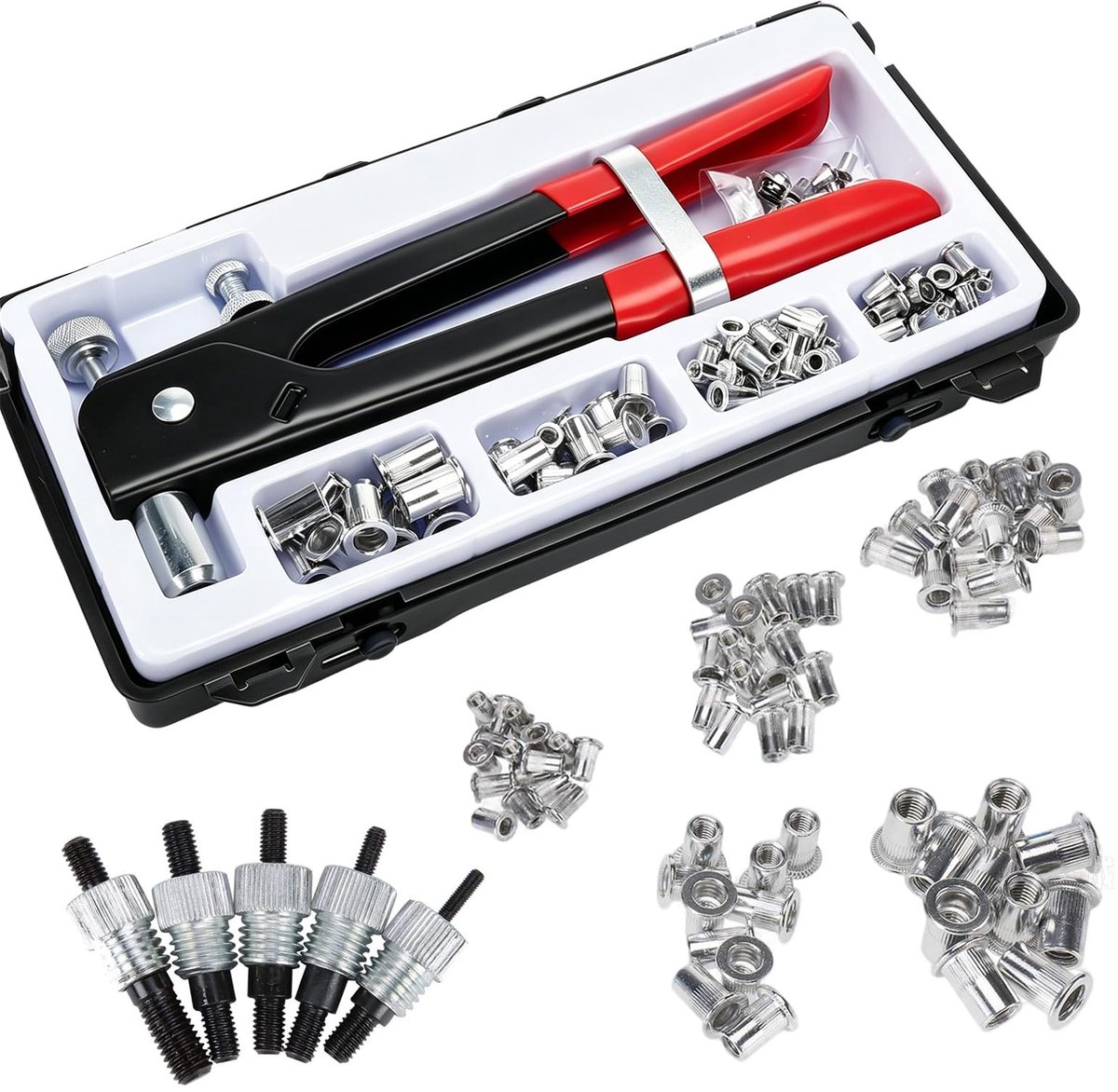 Omgoods - 126-delige Riveter Nut Pliers Set voor Metalen Reparatie