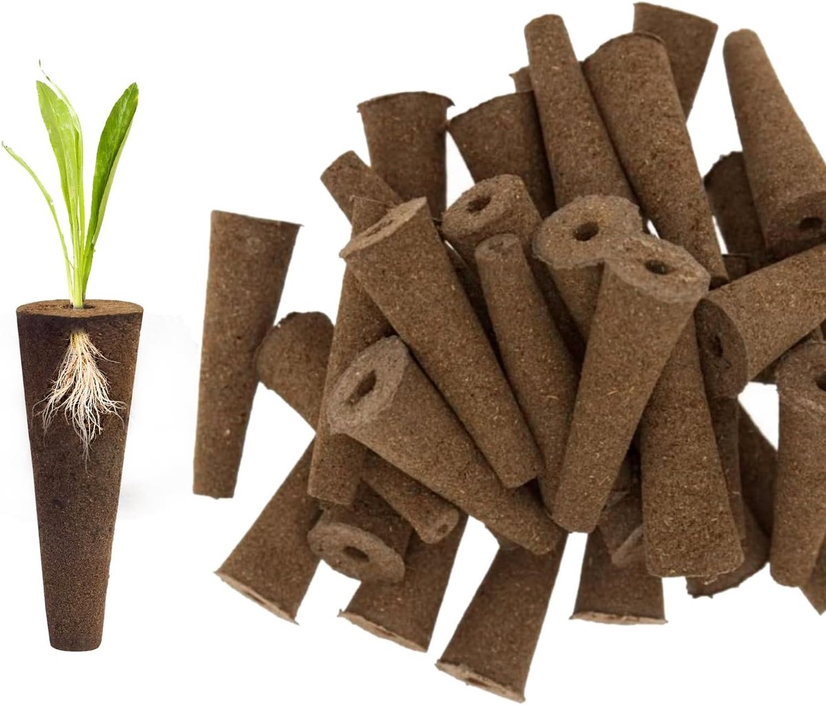 100 stuks hydrocultuur groeisponzen, vervangende kweeksponzen voor hydrocultuur kweeksysteem, indoor hydrocultuur sponzen, kweeksponzen voor tomaten, aardbeien, basilicum, munt en kruiden