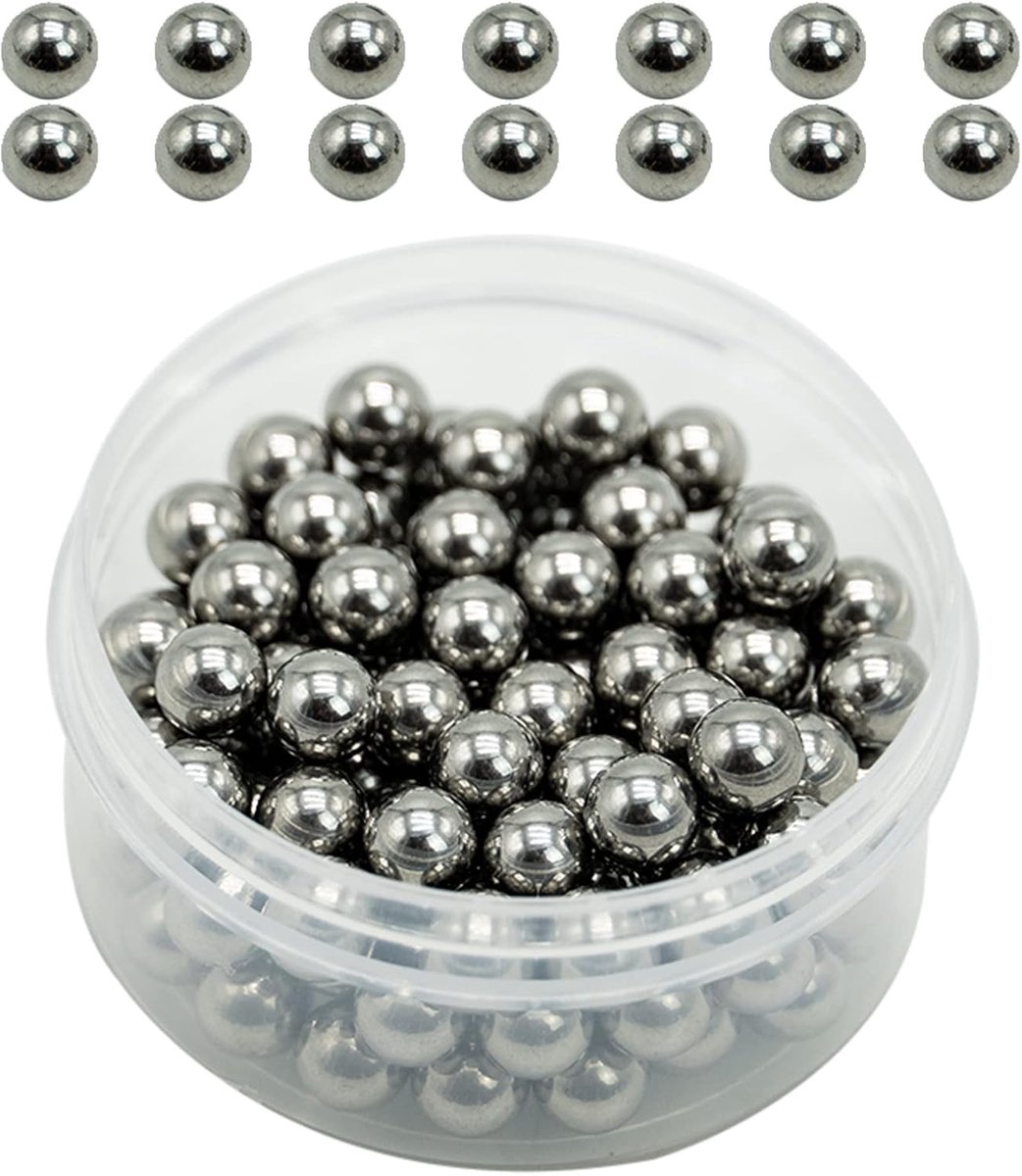 Balls Mengballen, roestvrij stalen shaker, accessoires voor miniatuurmodellering, acrylverf ballen set, 120 stuks staal