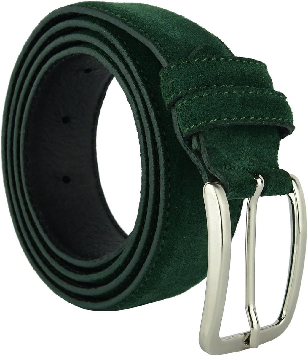 riem voor dames en heren, echt leer, made in Italy, inkortbaar