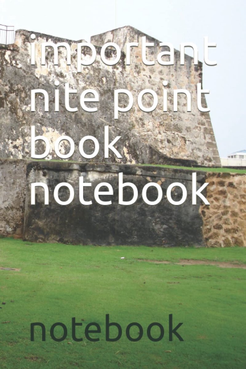 Nite point book notebook