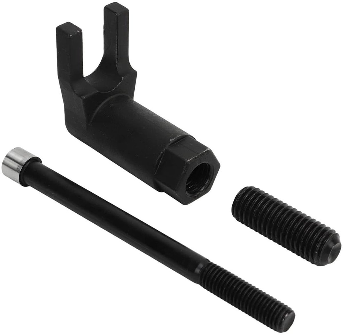 Dailygoods- Brandstofinjectorverwijderingsgereedschap Slijt- en roestbestendig - Metaal - Zwarte afwerking - Hoge hardheid - Duurzaam - 160 g - Injectorverwijderaar