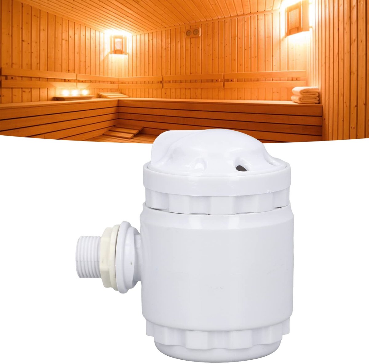 Dailygoods - Stoomgenerator - Stoomdouchegenerator - Aromatherapiefunctie - Duurzaam Kunststof - Geschikt voor Sauna - Eenvoudig te Installeren