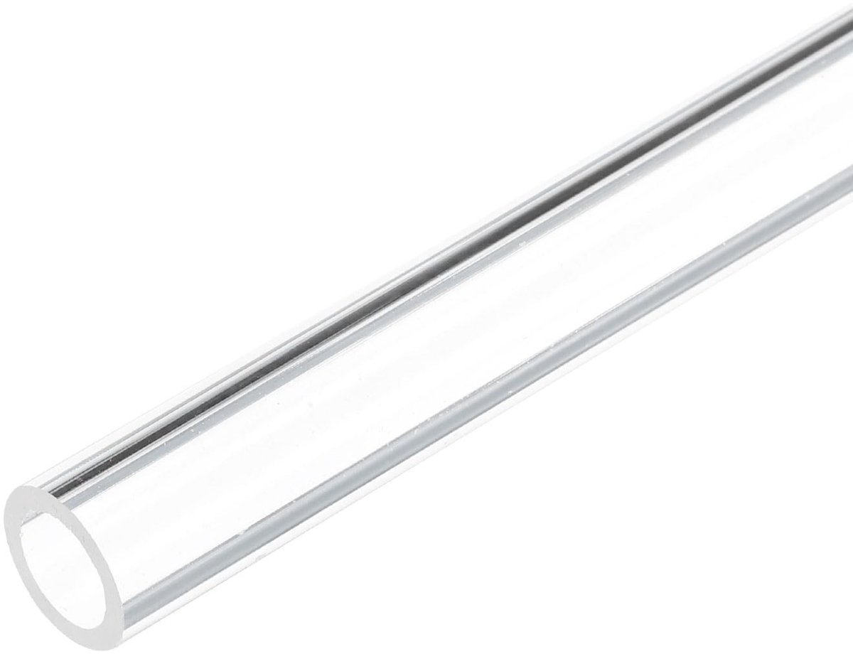 Dailygoods- Acrylbuis 12 inch - Plastic Buisjes - Waterleidingen - Verlichting - Sanitair - Hoge transparantie, duurzaam - Plastic Buis