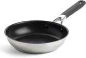 KitchenAid Classic Stainless Steel koekenpan - ø20cm - RVS - inductie - anti-aanbak