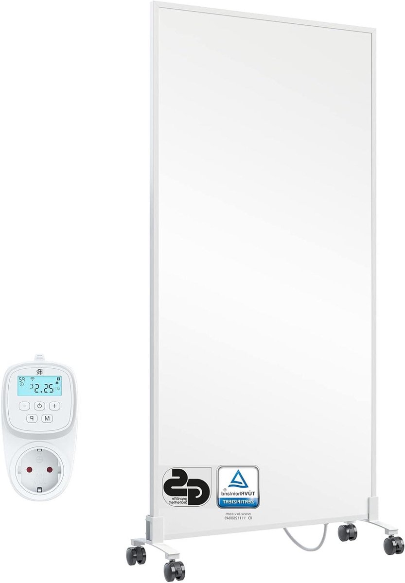 Infraroodverwarming - Staand apparaat - Ruimte verwarmen - Energiebesparend - 1200 watt - 