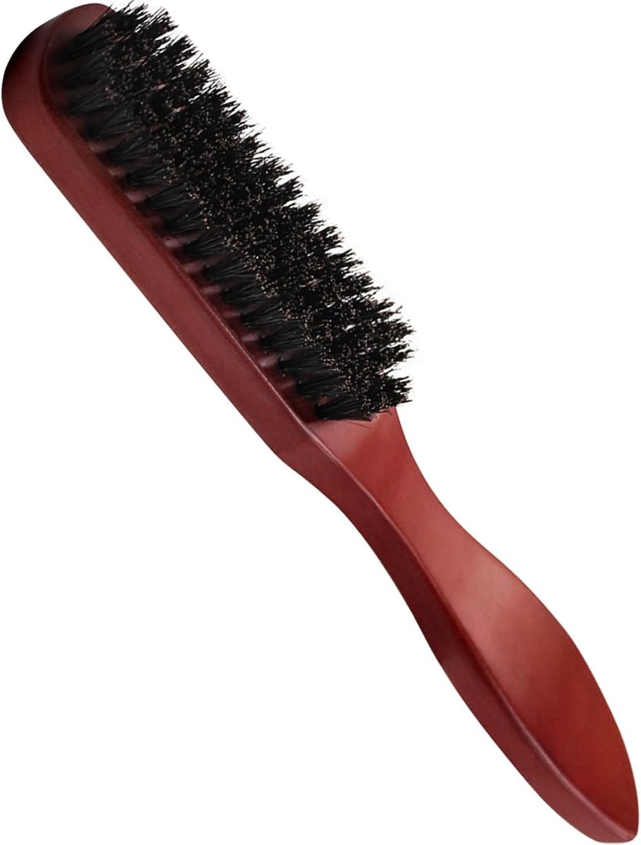 Borstel van wildzwijnhaar, plakkende borstels, knotborstels, haarborstel voor dames en heren, voor het reinigen van haar en baard