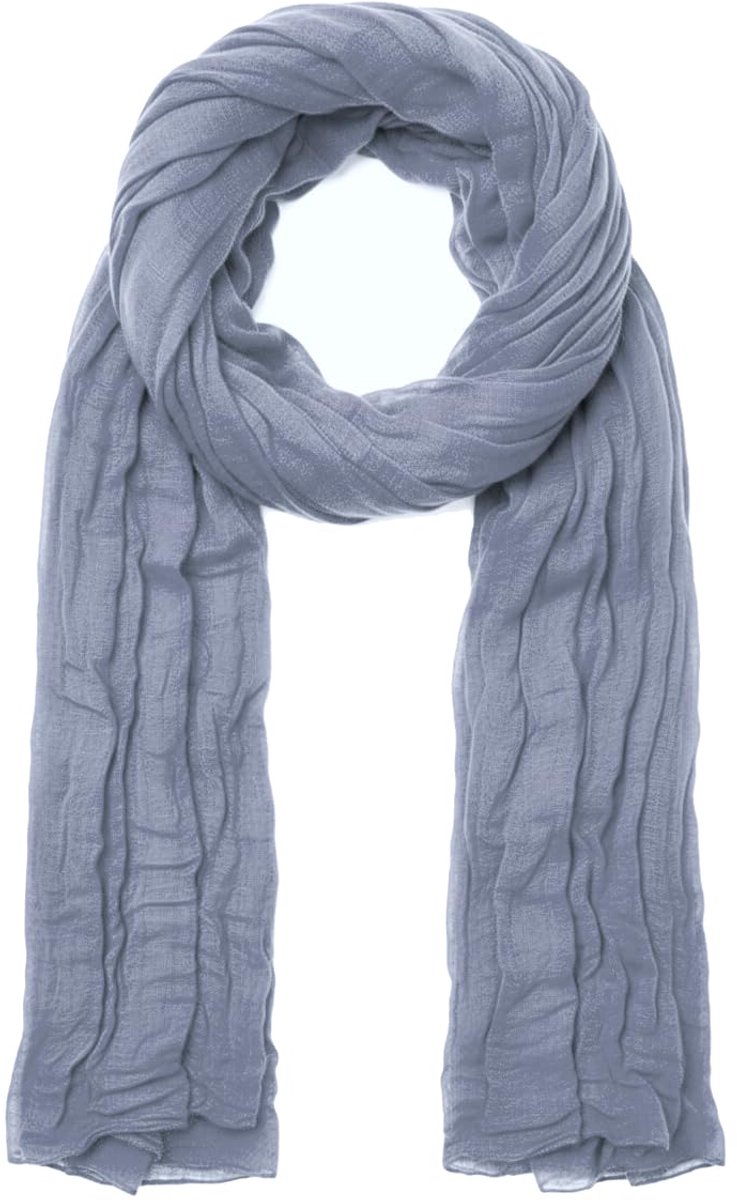 Der Rich - Lichte geplooide halsdoek stola voor zomer herfst modeaccessoire - dames heren