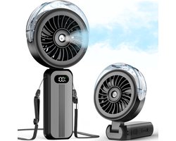 Handheld Mistventilator - Draagbare ventilator - Mistventilator - Krachtige hoge snelheid -…