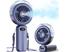 Handheld Mistventilator - Draagbare ventilator - Mistventilator - Krachtige hoge snelheid -…