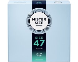 MISTER SIZE 47 Ultra Dunne XS condooms 36 stuks (verkrijgbaar in 7 maten)