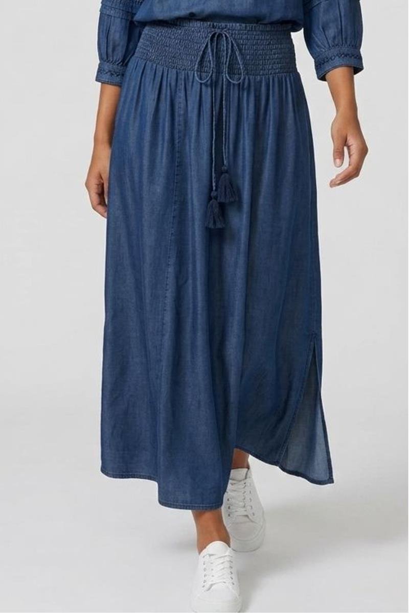 DIDI Dames Skirt Magic Denim dark blue maat 40