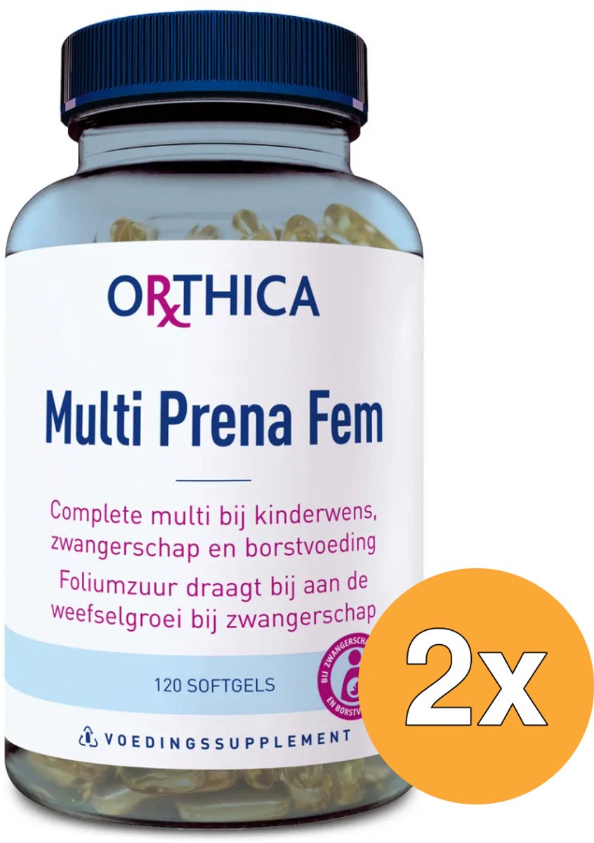 2x Orthica Multi Prena Fem (120 softgels)