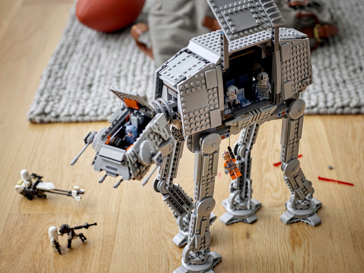 LEGO® Star Wars™ AT-AT™ 75288 bouwset, leuke speelset voor kinderen die spannende missies uit het Star Wars universum en scènes uit de klassieke Star Wars trilogie willen naspelen (1267 onderdelen) — afbeelding 3