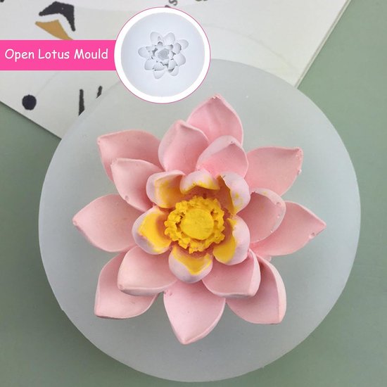 3 stuks doe-het-zelf kaarsvormen, siliconen vorm, bloemen voor gieterij, bloemen, 3D-vorm, kaarsen, madeliefjes, siliconen vormen, bloemen, lotus voor zeep, chocolade, snoep — afbeelding 4