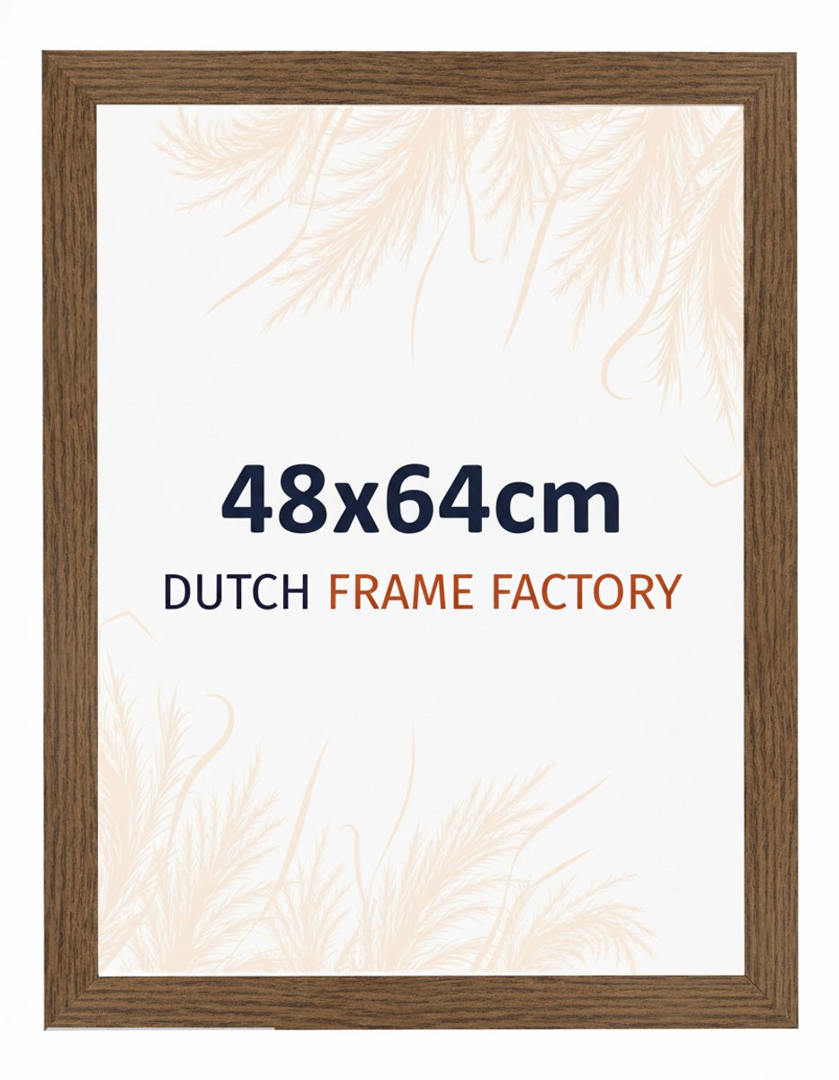 Fotolijst 21x30 cm - MDF - Wijnrood Geveegd - Benno
