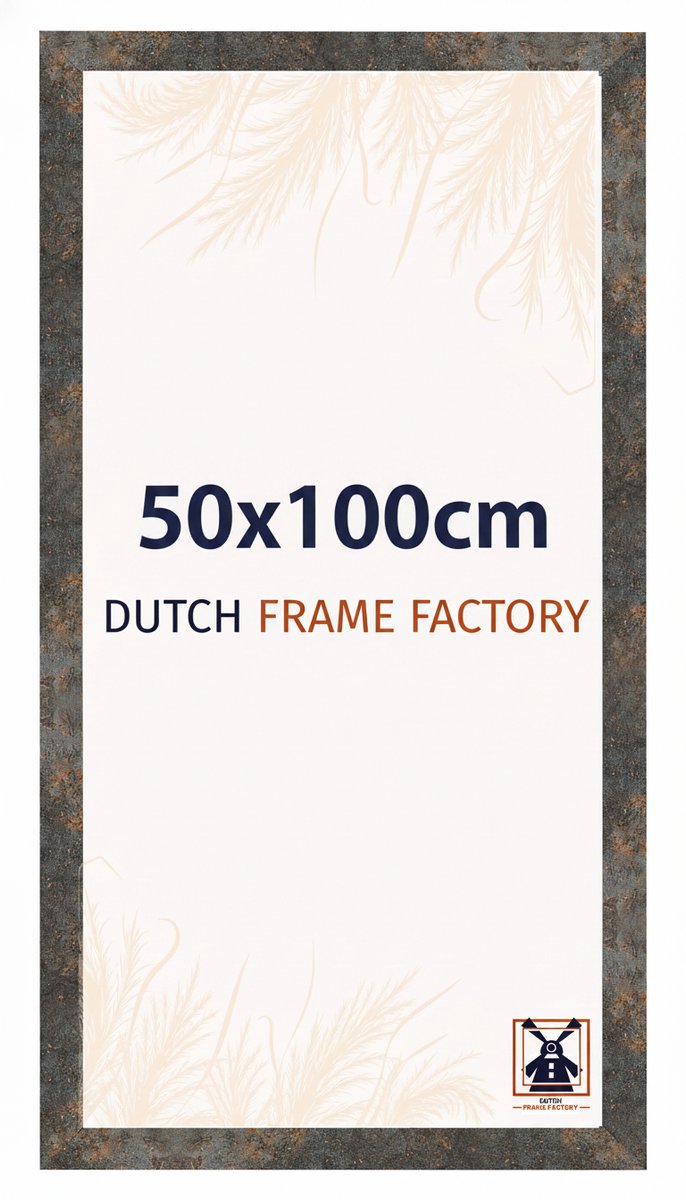 Fotolijst 30x45 cm - MDF - Wijnrood Geveegd - Benno