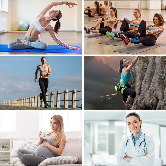 Sokken voor dames, yoga-sokken, klassieke dans, maat 36-40, antislip, voor ziekenhuis, sportschool, dansstokken — afbeelding 3