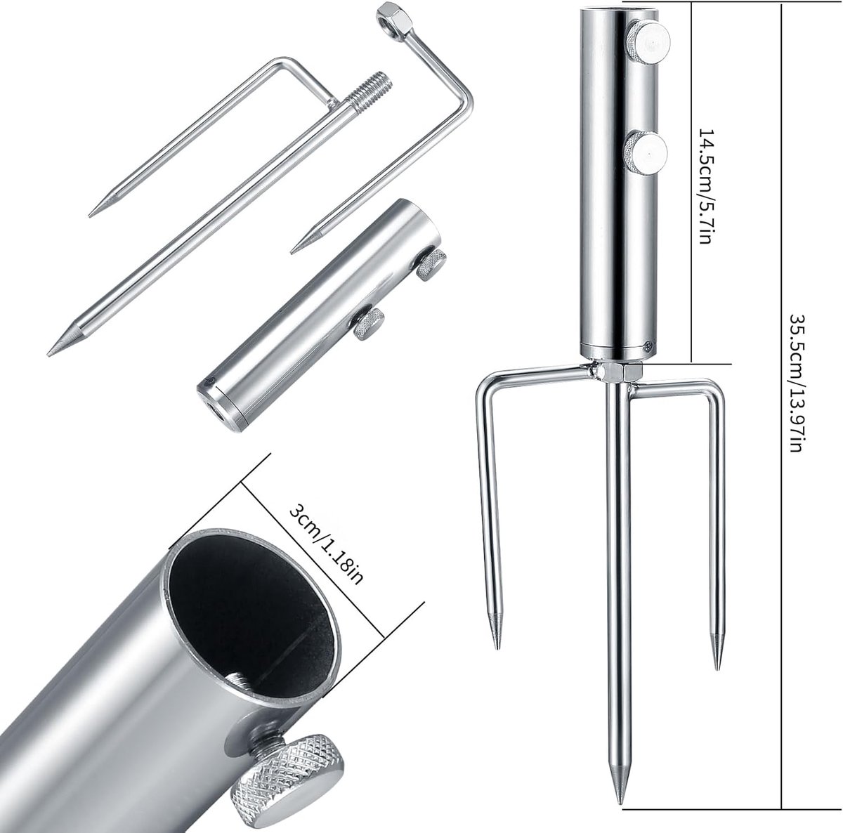 parasol, gazondoorn voor parasol, parasolstandaard met gazon, parasolhouder voor standaard, vloer, tuinscherm, visparasol, parasol, RZLDE-31