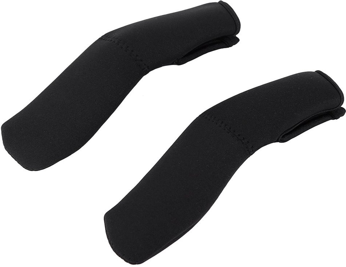 Dailygoods- Handvatbeschermer van hoge kwaliteit - Kinderwagen - Elastisch - Wasbaar - Herbruikbaar - 2 stuks - Zwart - Kinderwagenhandvat