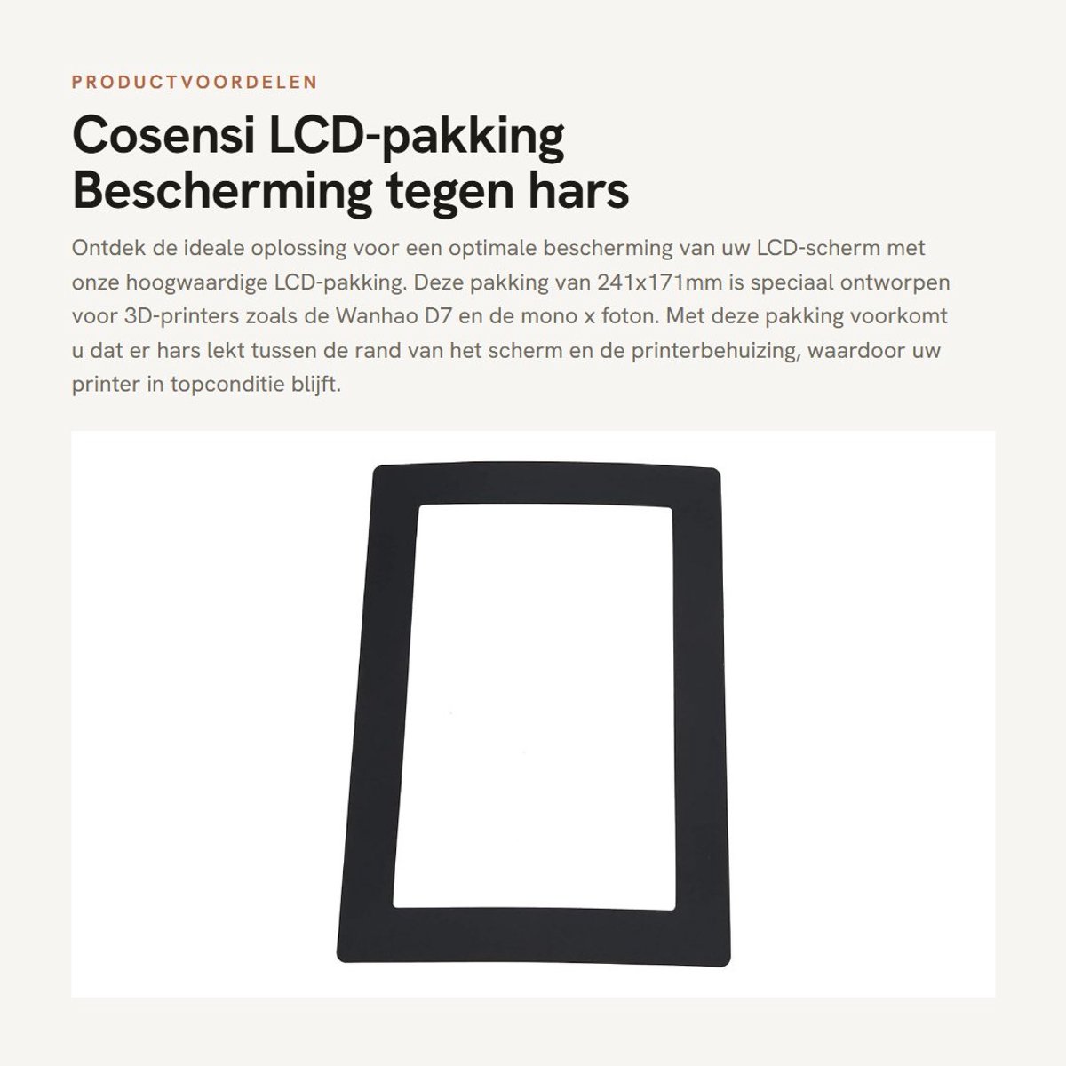 Dailygoods- LCD-pakking 241x171mm - 10 Stuks - Interne Bescherming - Hars Lekpreventie - Duurzaam PC - Inclusief Witte Doeken - Beschermfolie